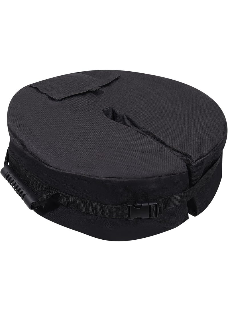 Outdoor Umbrella Base Weight Bag, Fillable Sand Bags for Patio Garden Umbrella Stand,Round - Image 1